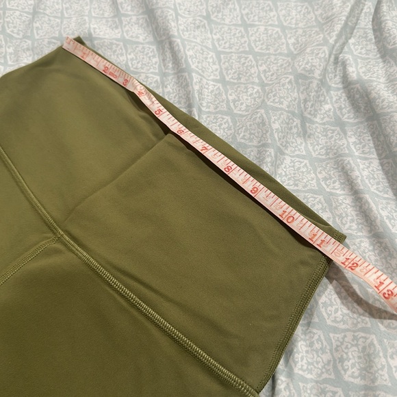 Lululemon 28” Align High-Rise Leggings Bronze Green size 6 - Picture 6 of 7
